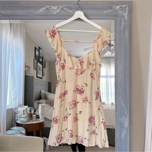 Blue Life Planet Blue Lovin’ Lovin’ Floral Ruffle‎ Dress S
